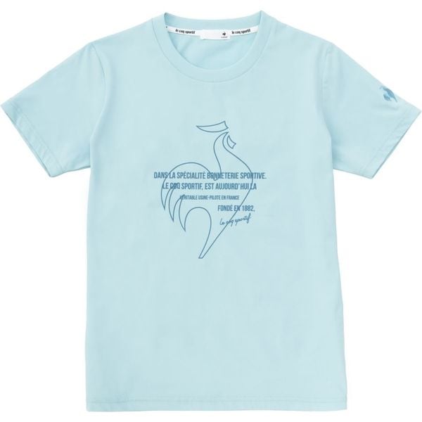  Áo T-Shirt le coq sportif nữ - QMWVJA01V-BL 