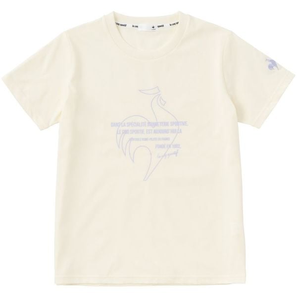  Áo T-Shirt le coq sportif nữ - QMWVJA01V-WH 