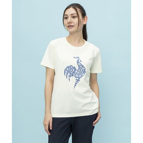 Áo T-Shirt le coq sportif nữ - QMWWJA01V-WH