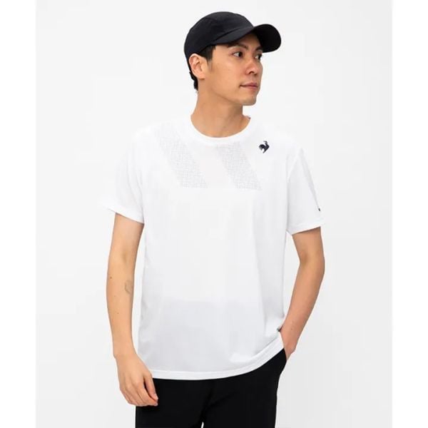  Áo T-Shirt le coq sportif nam - QTMVJA90V-WH 