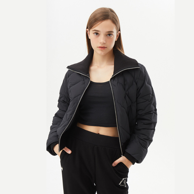 Áo lông vũ le coq sportif Nữ QO422ODJO3-BLK0