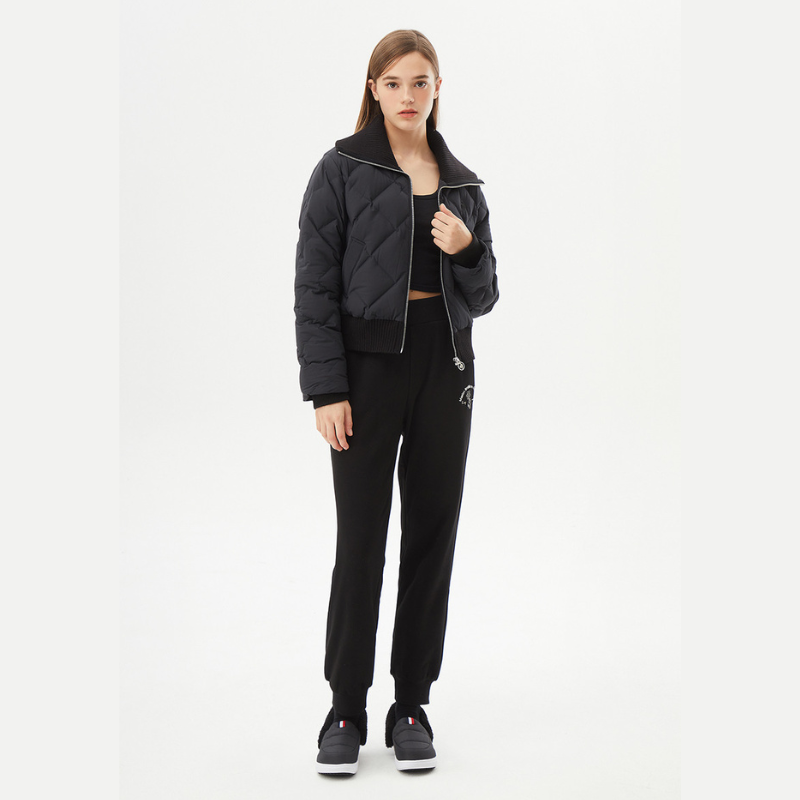 Áo lông vũ le coq sportif Nữ QO422ODJO3-BLK0