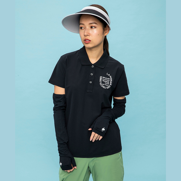  Áo Polo le coq sportif nữ - QMWVJA40V-BK 