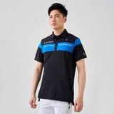  Áo Polo le coq golf nam QGMXJA19V-BK00 