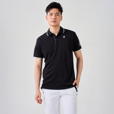 Áo Polo le coq golf Nam QGMXJA04V-BK00