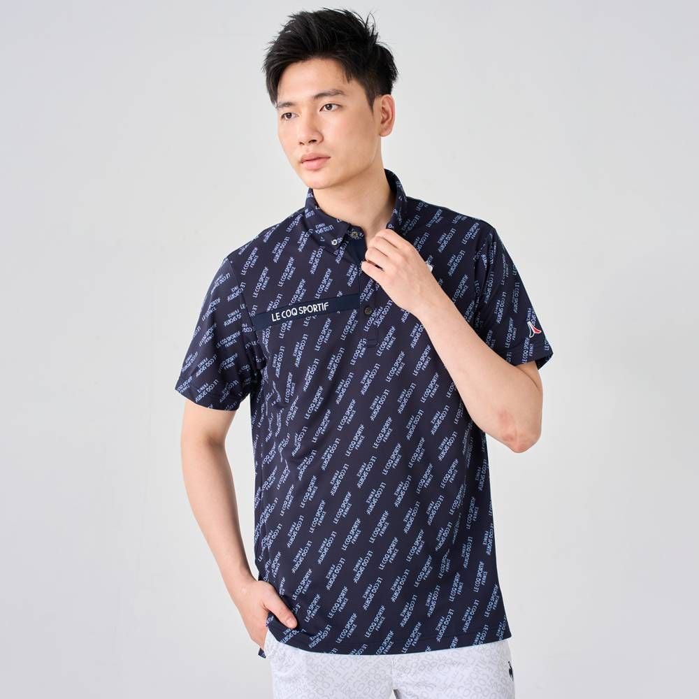 Áo Polo le coq golf nam QGMXJA06V-NV00