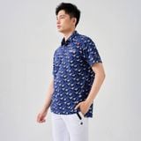  Áo Polo le coq golf nam QGMXJA05V-NV00 