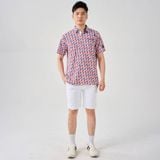  Áo Polo le coq golf nam QGMXJA05V-RD00 