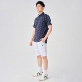  Quần short le coq golf nam QGMXJD50V-WH00 