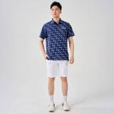  Áo Polo le coq golf nam QGMXJA05V-NV00 