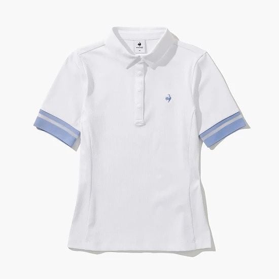  Áo Polo le coq golf nữ GP122LTS31-WHTE 