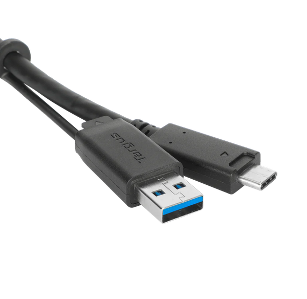 Cáp tín hiệu USB-C cấp nguồn 5A truyền data 10Gbps dài 1.8m Targus ACC1135
