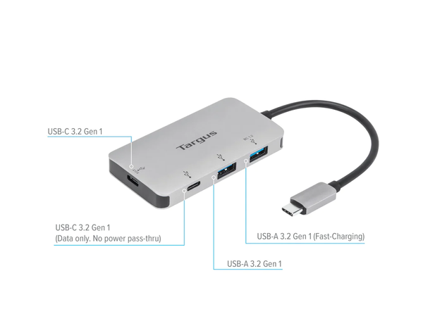 Hub chia USB-C™ ra 4 cổng USB 3.2 Gen 1 Targus ACH228