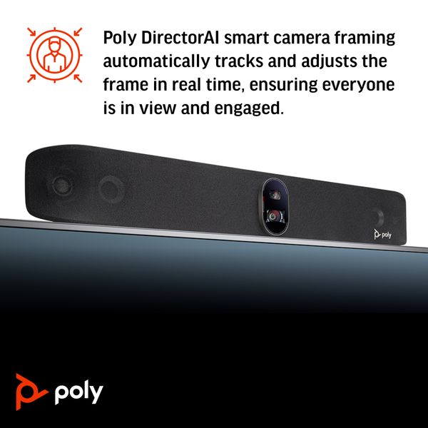 Thiết bị họp trực tuyến Poly Studio X70 kèm TC8