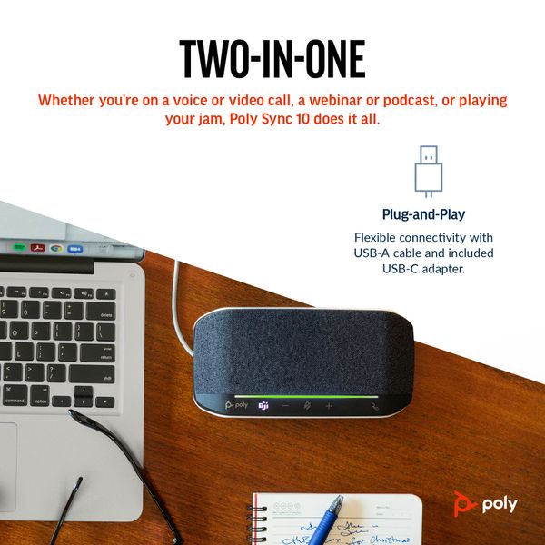Loa họp tích hợp micro Poly Sync 10