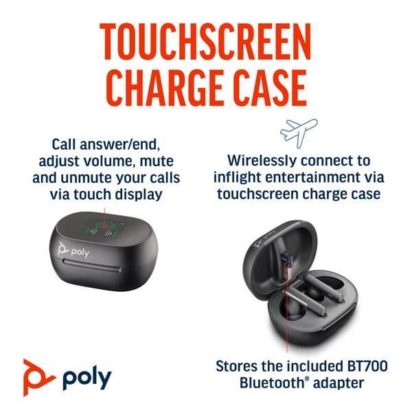 Tai nghe không dây True Wireless Poly Voyager Free 60 UC