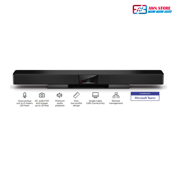 Camera họp trực tuyến Bose VideoBar VB1