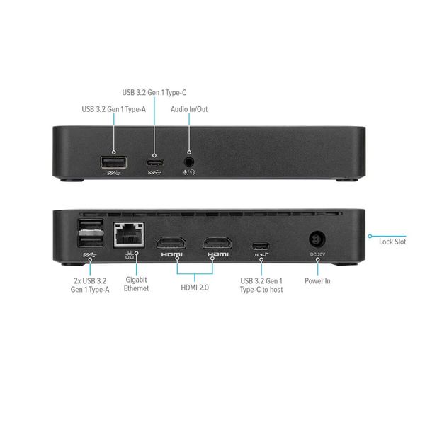 Trạm kết nối Universal USB-C DV4K nguồn 65W PD Targus DOCK310