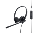 Tai nghe có dây USB và jack 3.5mm hai bên tai Dell WH1022