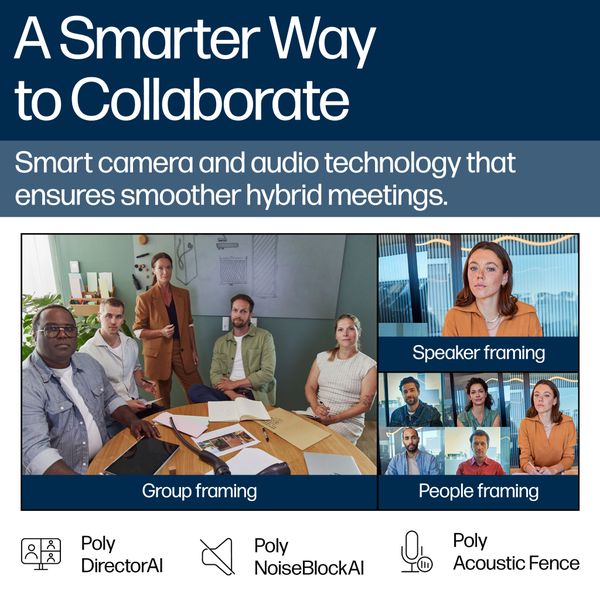 Camera họp trực tuyến HP Poly Studio V12