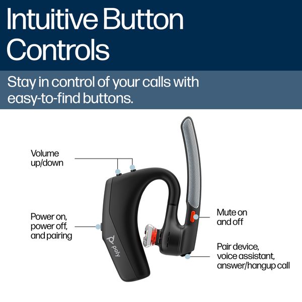 Tai nghe Bluetooth đàm thoại HP Poly Voyager Legend 30