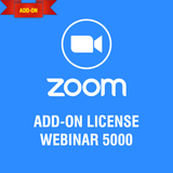Gói License Add-on Zoom Webinars 5000