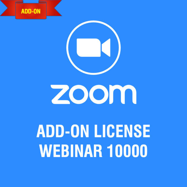 Gói License Add-on Zoom Webinars 10000