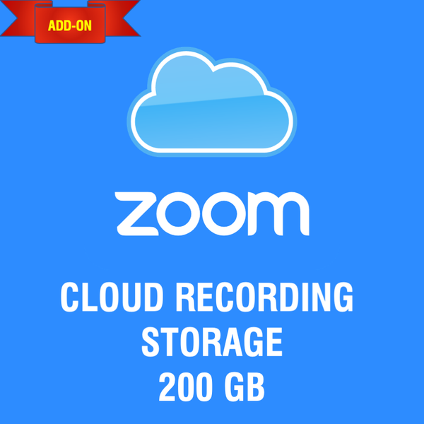 Gói License Add-on Zoom Cloud Recording dung lượng 200 GB