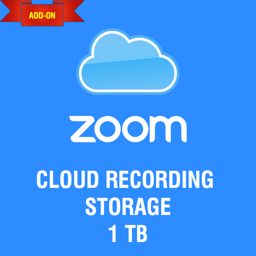 Gói License Add-on Zoom Cloud Recording dung lượng 1 TB