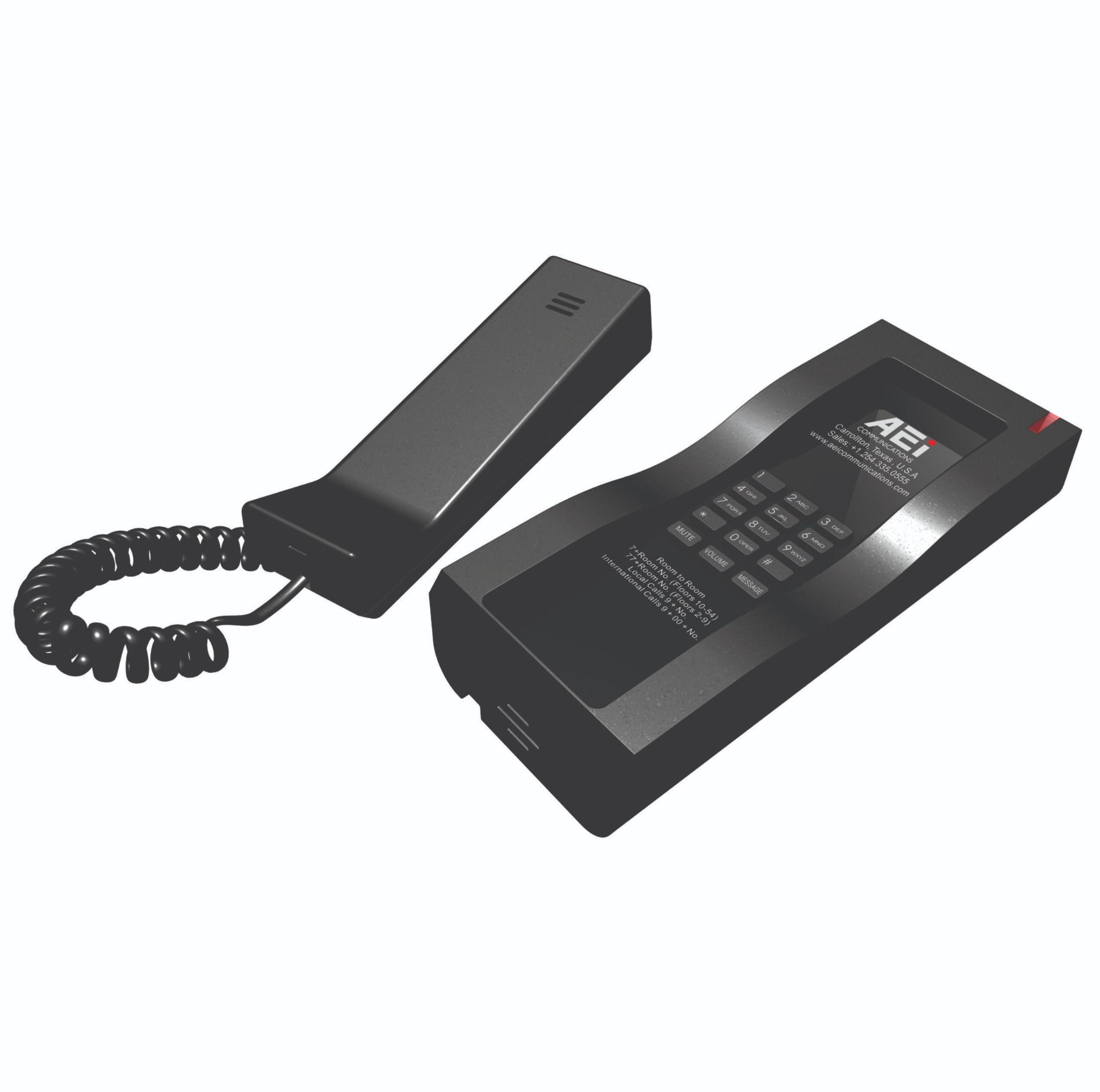  Điện Thoại AEi SFT-1100/SFT-1106 – Compact Single-Line IP Corded Telephone 