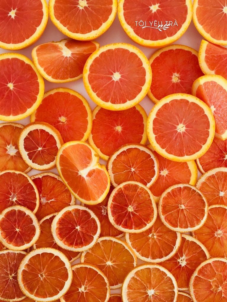 Cam Vàng Nhập Khẩu Thái Lát Sấy Khô Thơm Ngọt Tự Nhiên Tôi Yêu Trà