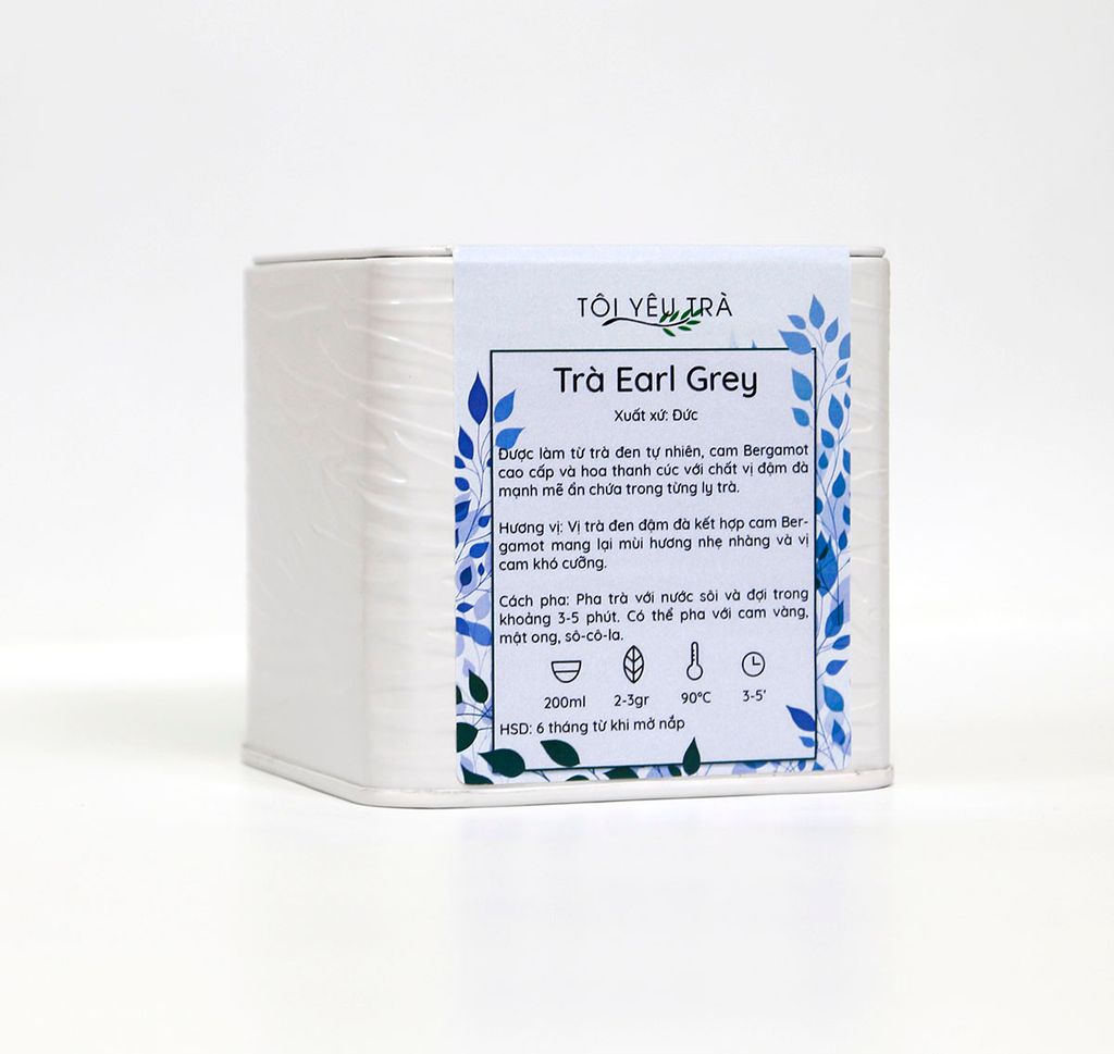 Trà Đen Bá Tước Earl Grey (Có hoa thanh cúc)