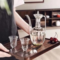 Ấm Pha Trà Thủy Tinh Phong Cách Vintage – Dung Tích 550ml
