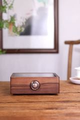 Bệp Điện Pha Trà Hồng Ngoại Vỏ Gỗ Óc Chó Công Suất Cao 1300W