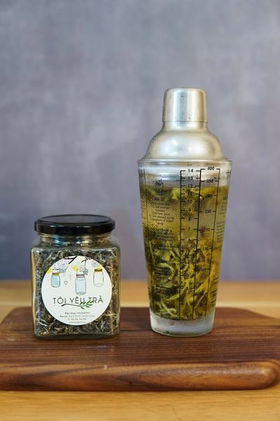 Bình pha chế cocktail thủy tinh in công thức pha chế coktail có nắp inox 304 cao cấp