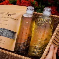 Bình Ủ Lạnh Trà, Cold Brew Tea Thủy Tinh Borosilicate Có Vạch Thời Gian