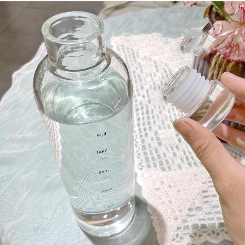 Bình Ủ Lạnh Trà, Cold Brew Tea Thủy Tinh Borosilicate Có Vạch Thời Gian