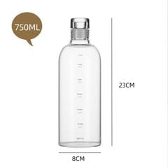 Bình Ủ Lạnh Trà, Cold Brew Tea Thủy Tinh Borosilicate Có Vạch Thời Gian
