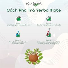 Trà Yerba Mate Argentina nhập khẩu vị truyền thống kích thước lá 4mm