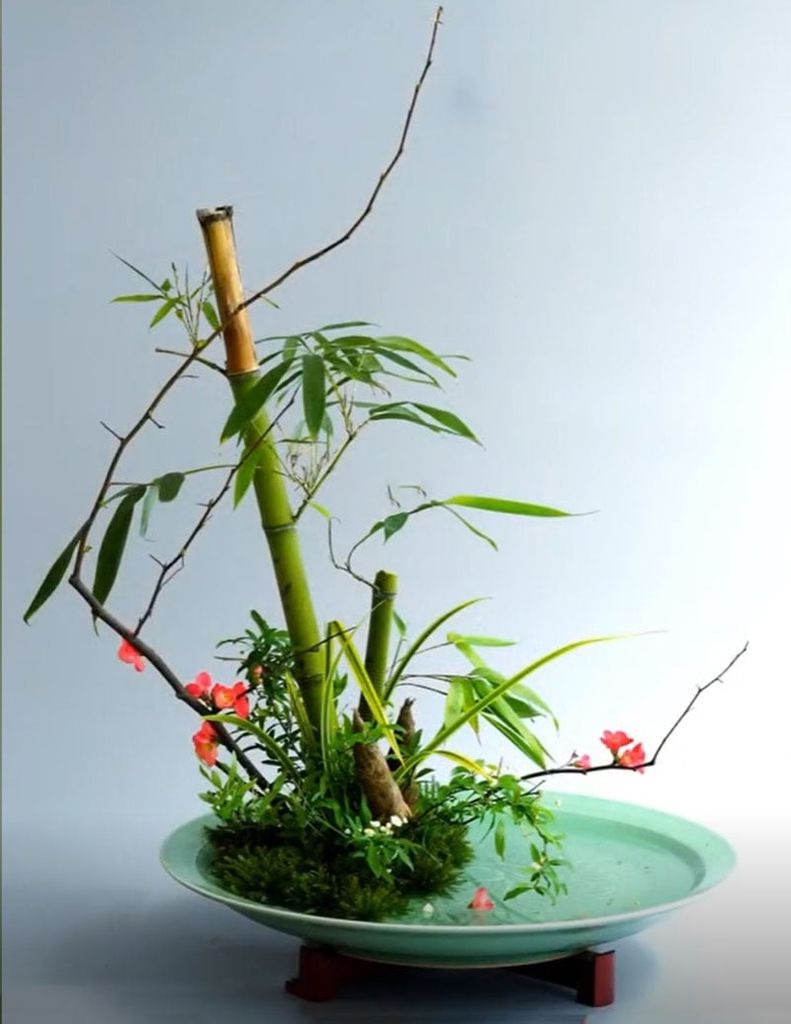 Bàn chông cắm hoa Ikebana hình tròn cỡ lớn cắm cành to bằng thép không rỉ (cỡ 130mm nặng 2kg).