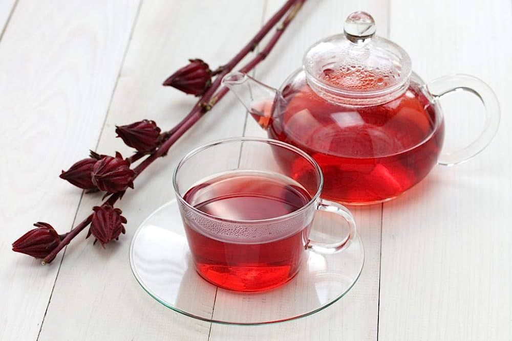 Combo trà Hoa Atiso đỏ (Hibiscus) kết hợp cỏ ngọt thơm mát giải nhiệt