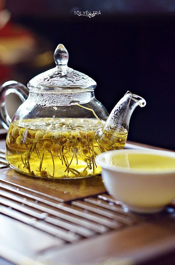 Trà Hoa Cúc La Mã Organic Hữu Cơ. Trà Hoa Cúc Chamomile Nguyên Bông Cao Cấp