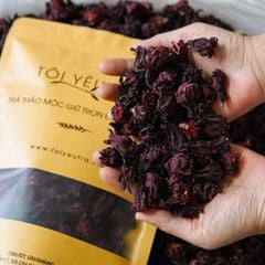 Combo trà Hoa Atiso đỏ (Hibiscus) kết hợp cỏ ngọt thơm mát giải nhiệt