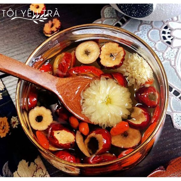 trà hoa cúc, trà ngủ ngon, trà thư giãn,