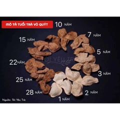 Trà Vỏ Quýt Trần Bì Truyền Thống Quảng Đông 5 Năm Tuổi (Túi 100gr)