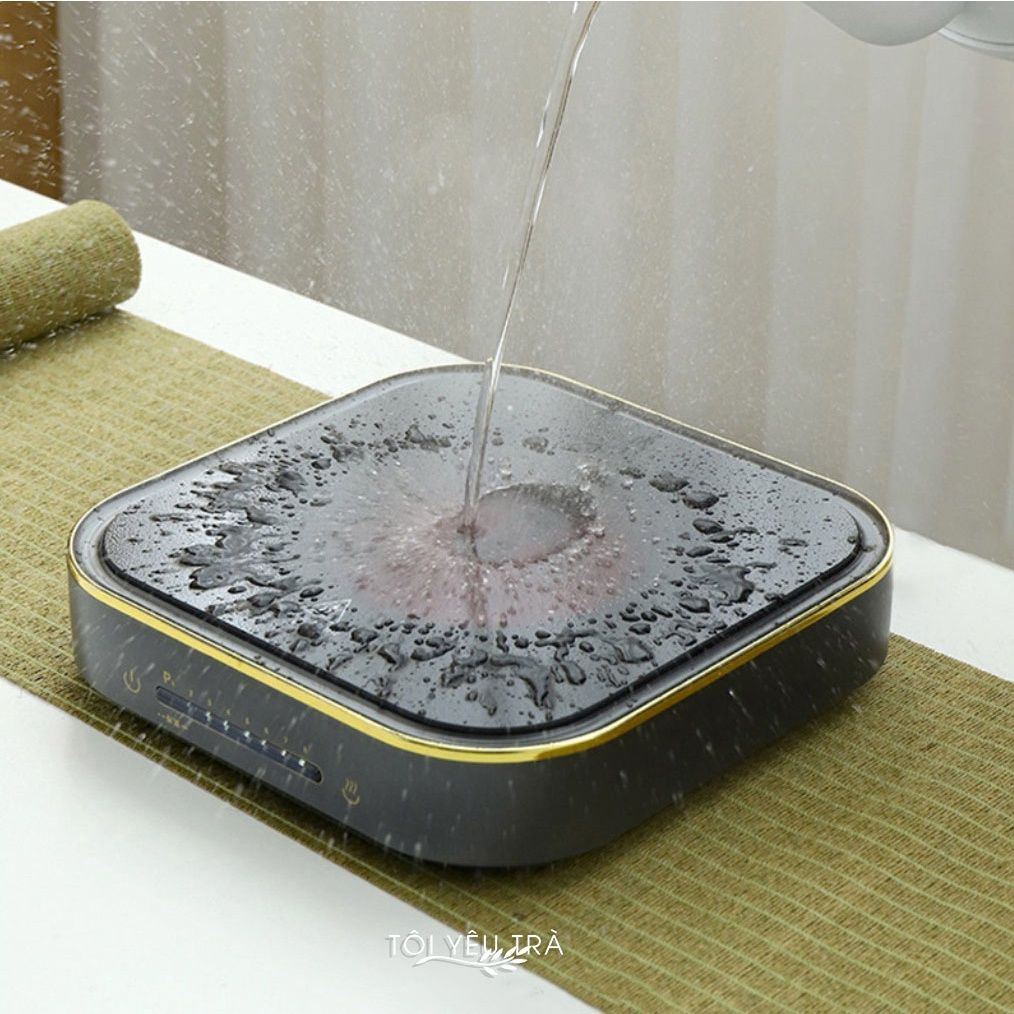 Bếp điện hồng ngoại mini, bếp nấu trà cao cấp để bàn tiện lợi công suất 1000W