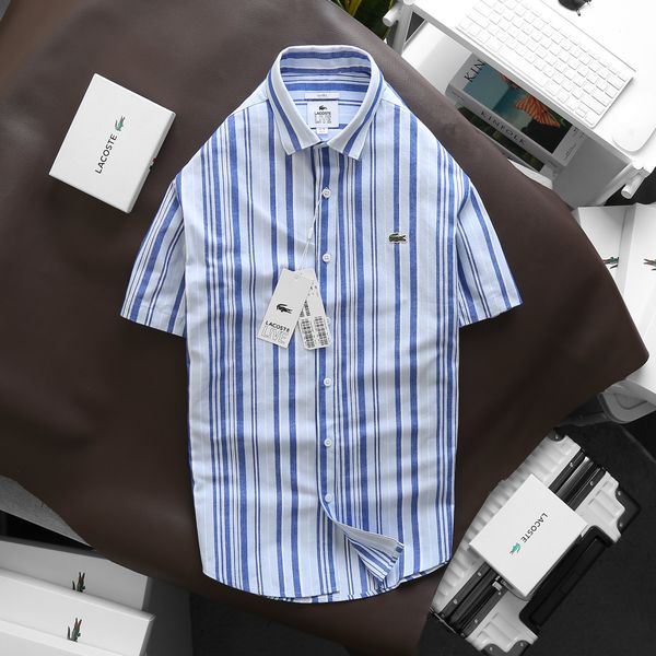 Mua Áo Sơ Mi Lacoste Mens Slim Fit Shirt CH0432 00 987 Màu Xanh Size 40   Lacoste  Mua tại Vua Hàng Hiệu h038888