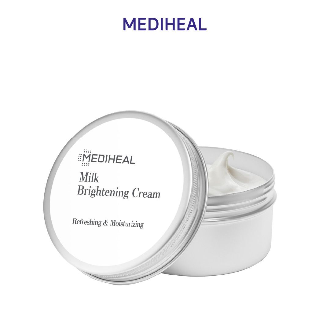  Kem dưỡng Mediheal Milk Brightening Cream 60ml 