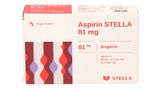  Aspirin Stella 81mg dự phòng đột quỵ, nhồi máu cơ tim (2 vỉ x 28 viên) 
