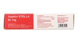  Aspirin Stella 81mg dự phòng đột quỵ, nhồi máu cơ tim (2 vỉ x 28 viên) 